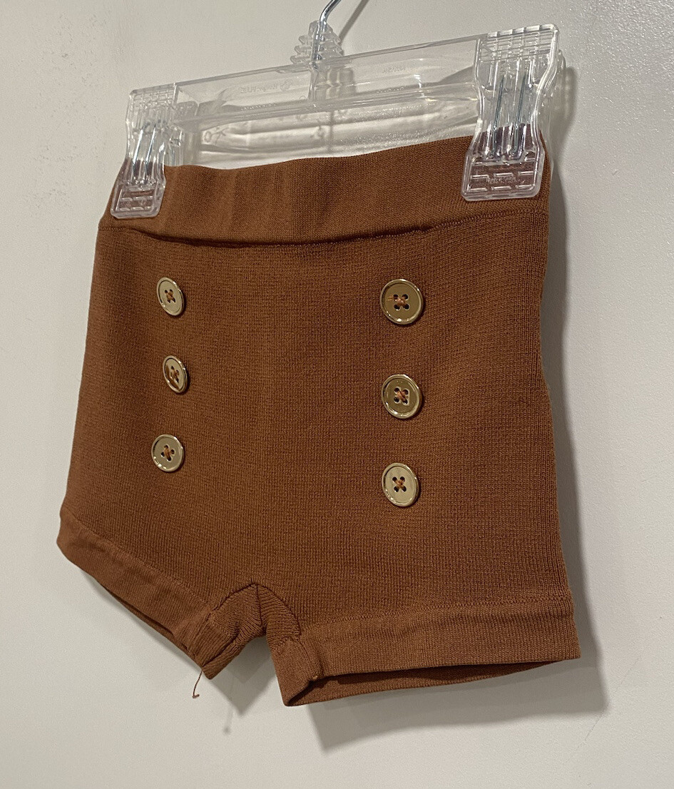 Sweet Threads Adorable Camel Color Knit Shorts Kids Size 3