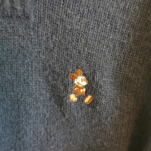 Disney Land Resort Paris Pullover Mickey Wollmischung 1/4 Zip Sweatshirt UNISEX M - Bild 7 von 11