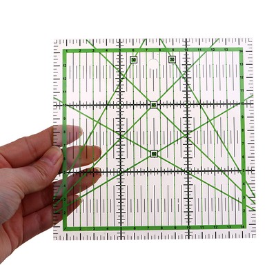 DIY Hand Tool Patchwork Ruler Square Shape Tailor Yardstick Cloth Cutting Rul A