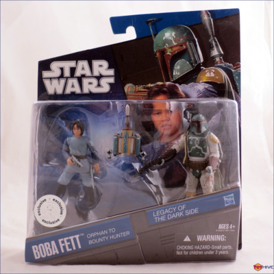 Star Wars Boba Fett Orphan to Bounty Hunter Legacy of the Dark Side - worn box