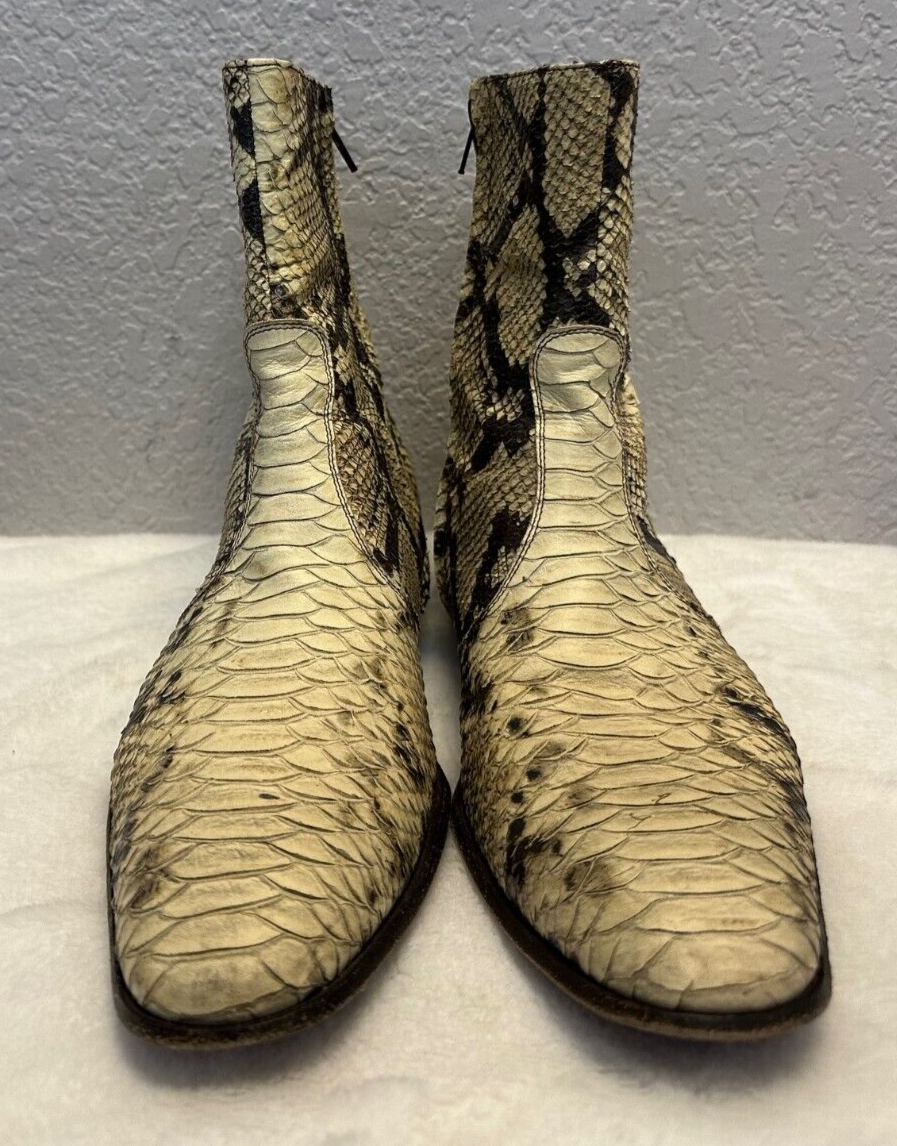 Jean Michael Cazabat Snake Embossed Boots(Sneak) Size 41.5 Jean Michael Cazabat Snake Embossed Boots(Sneak) Size 41.5  main image 3