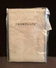 Frontgate Flourish Matelasse Egyptian Cotton Euro Pillow Sham, Chiffon - NWT