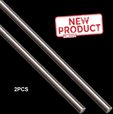 2pcs Titanium Ti Grade 5 Gr 5 Gr5 Metal Rod Diameter 5mm Length 500mm 20 Inches Ebay
