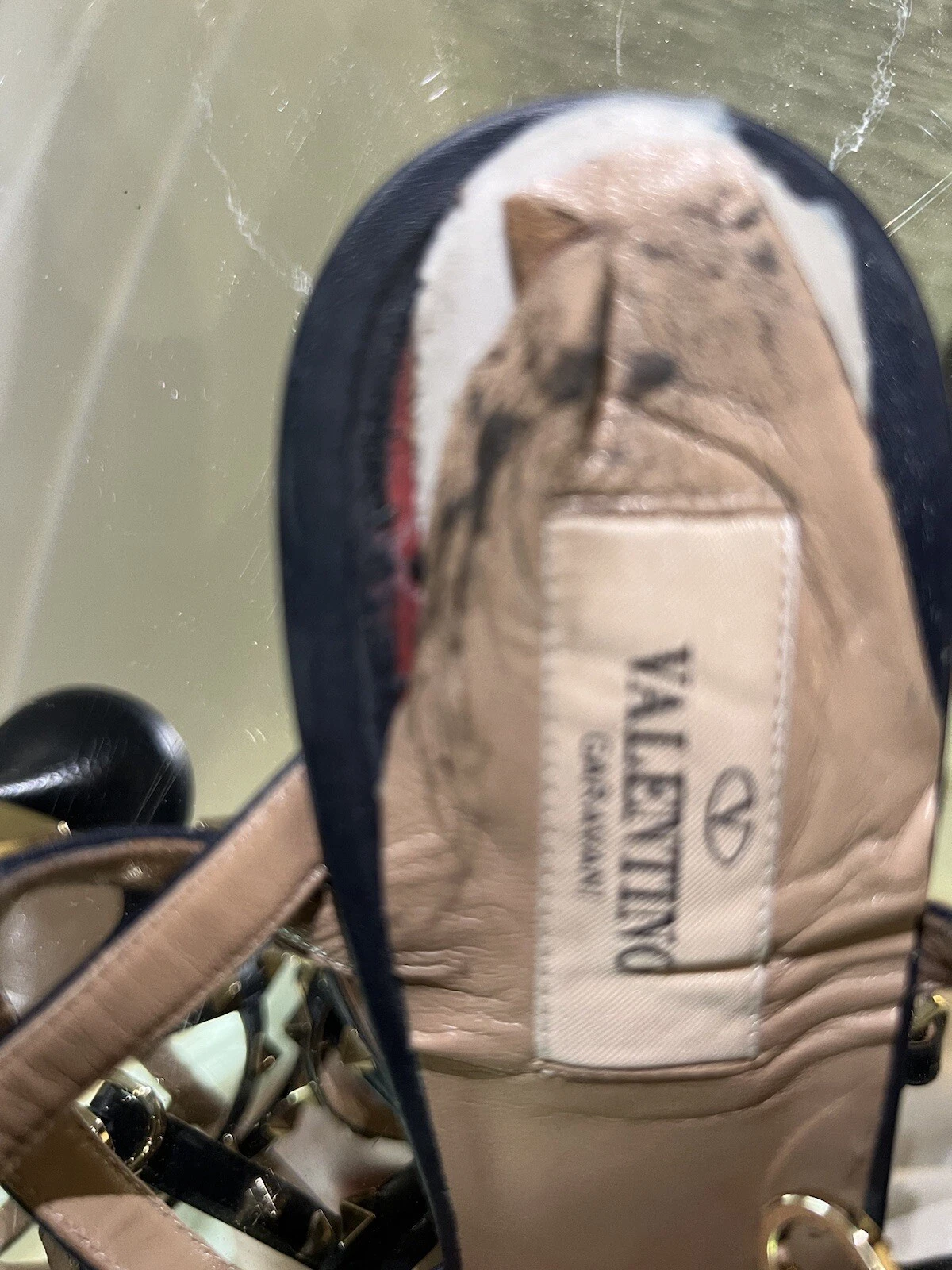 Autentiche décolleté Valentino taglia 40 nere con borchie Valentino