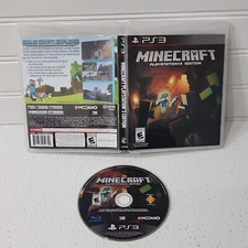Minecraft for Sony Playstation 3 PS3 W/ Case In Great Shape *Tested* working 