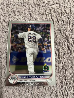 2022 Topps Chrome NPB Shingo Takatsu #196 Tokyo Yakult Swallows
