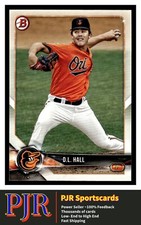 2018 Bowman #BP107 D.L. Hall Baltimore Orioles  BUY 4 - 35% OFF