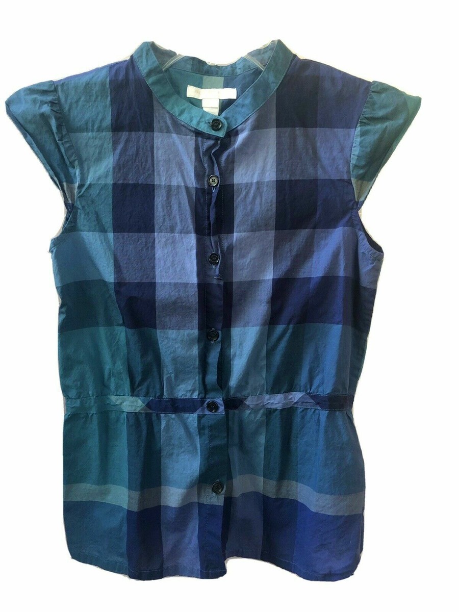 BURBERRY CHILDREN Check Shirt PLAID CHECK DRESS 8 /10 | eBay