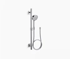 Kohler K-99242 Awaken G110 2.0 GPM Deluxe Slidebar Kit, Polished Chrome – BN,