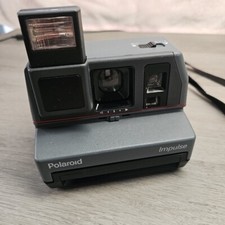    Vintage Polaroid Impulse Instant Camera With Strap Untested.