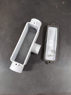 3/4 PVC Tee Condulet T Conduit Body Carlon E893E QTY 8 (LSTG24-01)