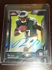 Nelson Agholor 20/25 2015 Topps Chrome Mini Rookie Autograph Black Refractor