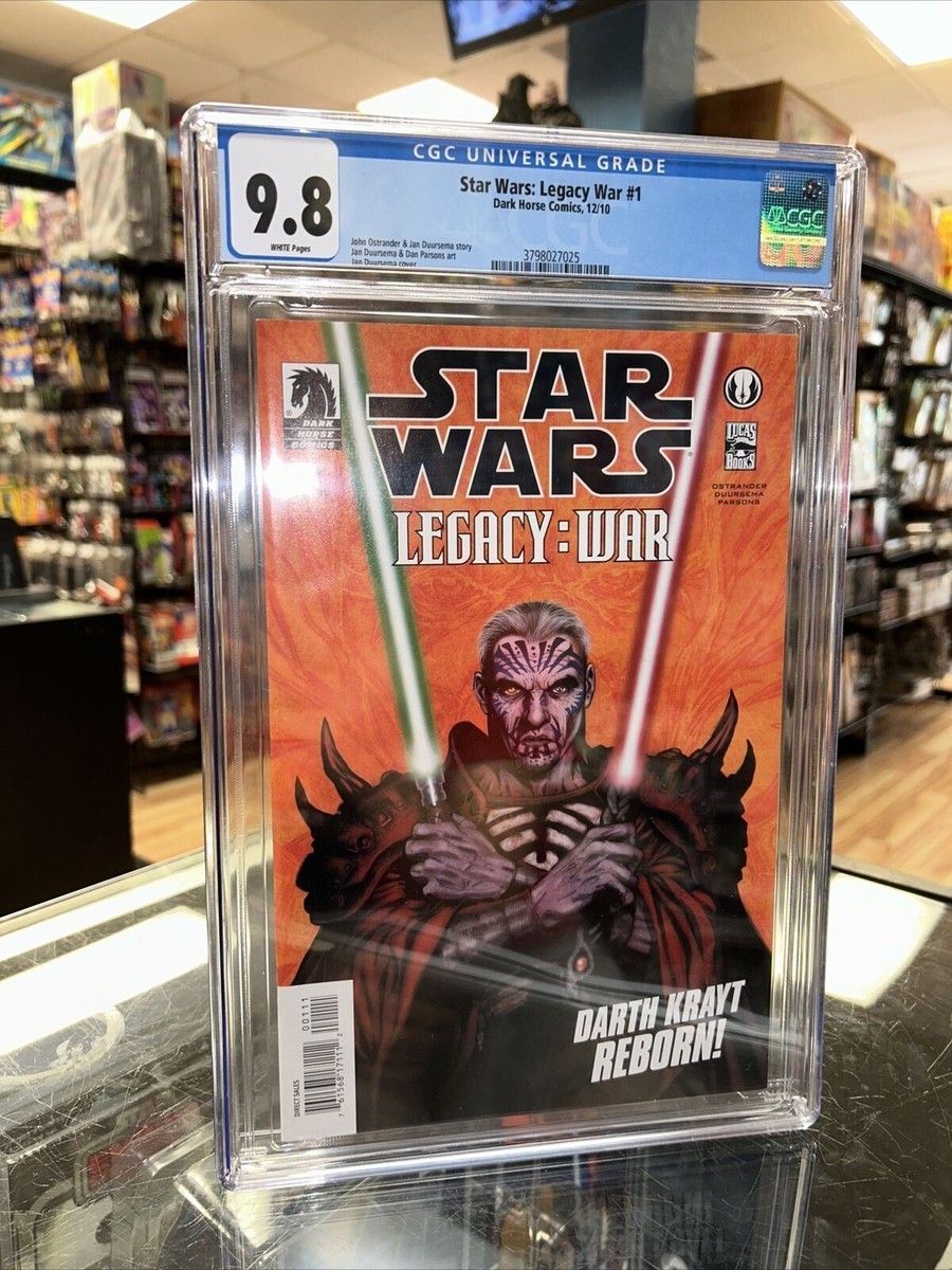Star Wars: Legacy War #1 (CGC 9.8, Dark Horse Comics) Darth Krayt