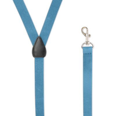 Men's Suspenders With Metal Snap-On Clips & Belt Loops - Y-Back Style, USA Made, Multiple Colors