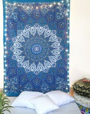 Indian Twin Hippie Mandala Bedspread Wall Hanging Bohemian Ethnic Throw Tapestry