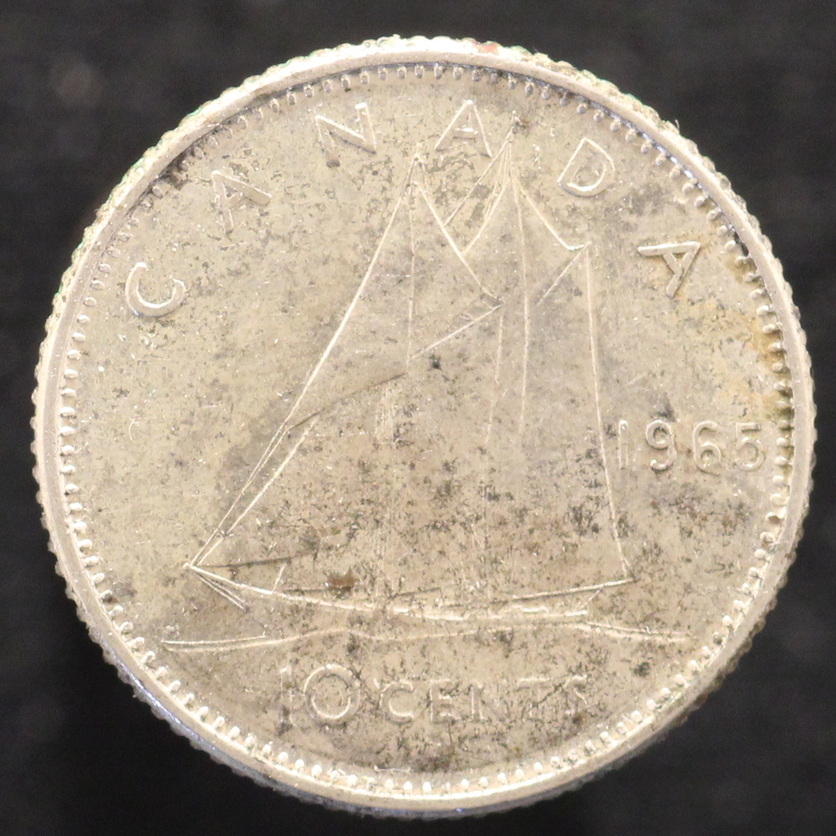 1965 Canada 10 Ten Cents/Dime 80% Silver (CA259) | eBay