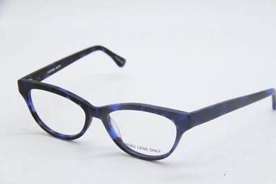 NEW MATTHEW ASHER 121-10 MBLT MATTE HAVANA BLUE BLACK AUTHENTIC EYEGLASSES 51-16