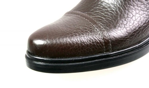 AUTÉNTICAS BOTAS MIU MIU 5U8936 MARRÓN PIEL DE BÚFALO NUEVAS US 8 EU 38,5 - Imagen 10 de 11