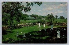 Postcard Missouri Diamond Geo Washington Carver Family Cemetery Chrome  L240