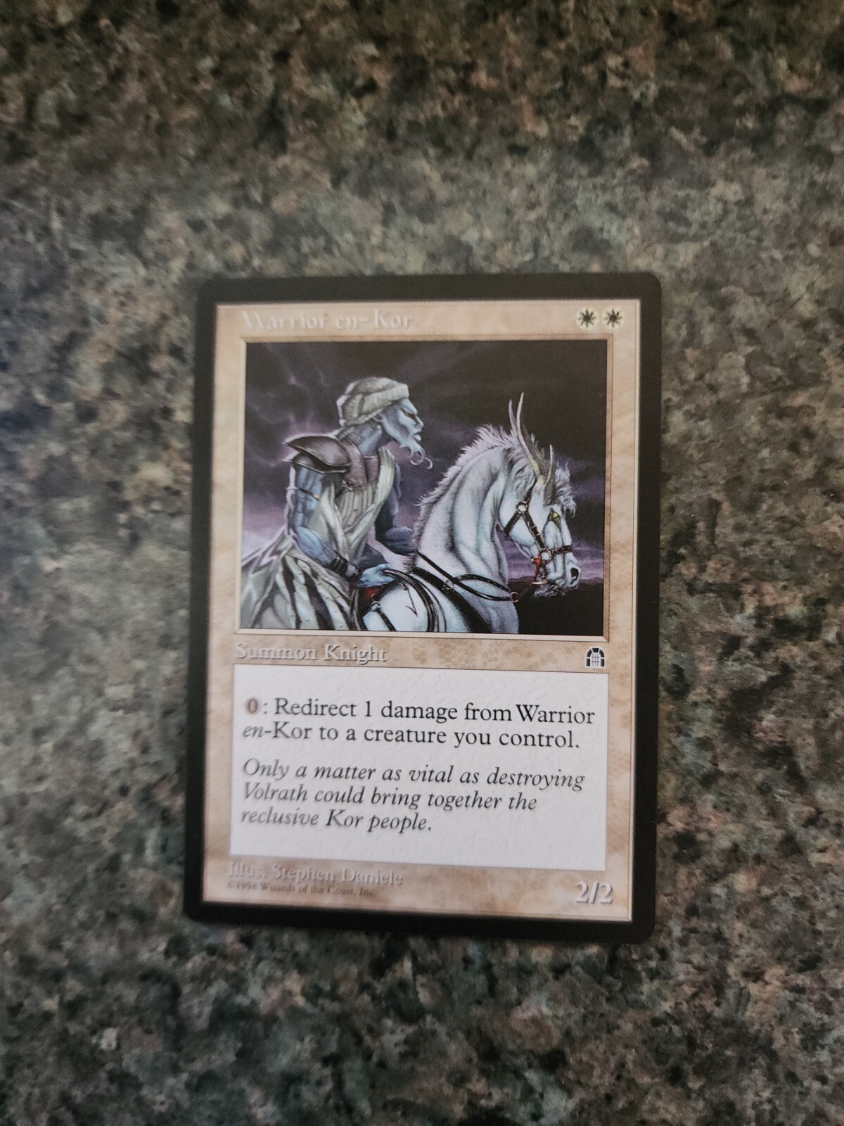 Magic the Gathering MTG Warrior en-Kor (23) Stronghold LP w3