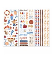Creative Memories CROPTOBERFEST Sticker Pack. 3 Sheets Autumn Colors