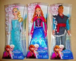 mattel anna and elsa dolls