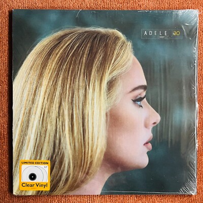 Adele 30 Double Clear 12'' Vinyl LP 2021 Columbia / Sony Music 19439949071