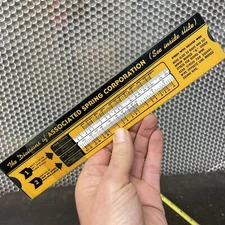 ASSOCIATED SPRING CORPORATION CALCULATOR SLIDE CHARTS