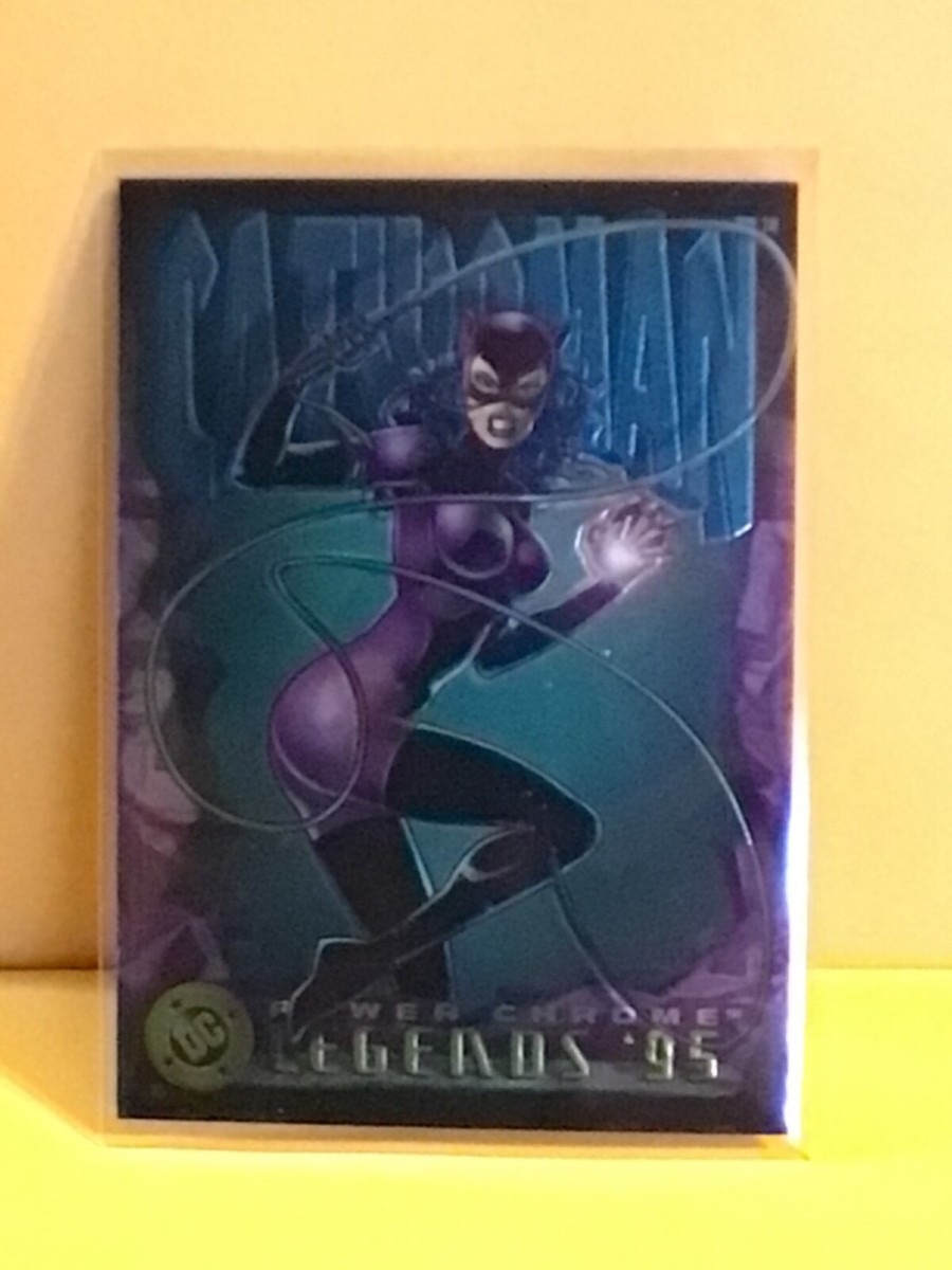 1995 SkyBox DC Legends Power Chrome Catwoman #115 Nice | eBay