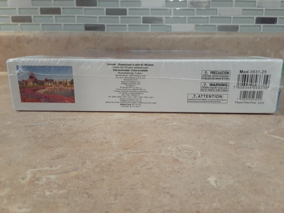 Rompecabezas 1500 Piezas Edición Oro "Miracle Garden, Dubai" por Wuundentoy Foto 3 de 4