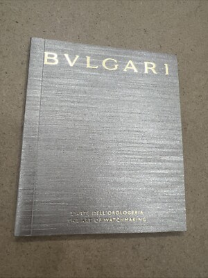 BULGARI WARRANTY INSTRUCTIONS & WATCHMAKING ART BOOKLET MANUAL