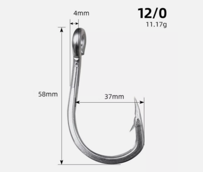 Big Game Fishing Hooks Stainless Steel Saltwater Fishing Hooks - 20 PCs Circle Hooks, Size 2/0-12/0, 3X Strong, Sharp Stainless Steel Circle Hooks Strong Sharp Big Game Live Bait Big Game Fishing Hooks Stainless Steel Saltwater Fishing Hooks - 20 PCs Circle Hooks, Size 2/0-12/0, 3X Strong, Sharp Stainless Steel Circle Hooks Strong Sharp Big Game Live Bait