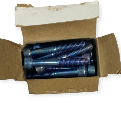 YFS Hexagon Socket Head Cap Screws 2-1/2 in Length Grade 12.9 Blue Dyed, 34 Pcs