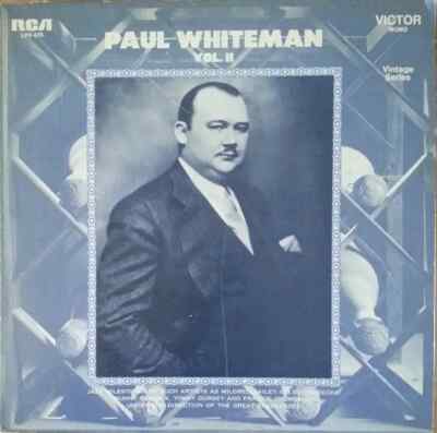 Paul Whiteman Vol. II STILL SEALED, MONO NEW OVP RCA Vinyl LP
