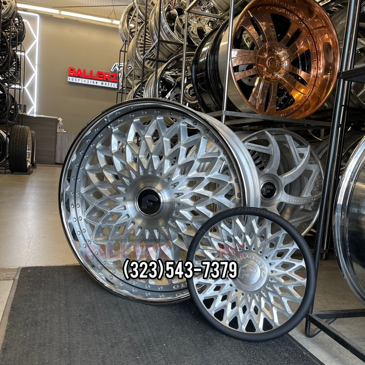 26x9-10 Forgiato Wheels Sona Wheel & Tire Package W