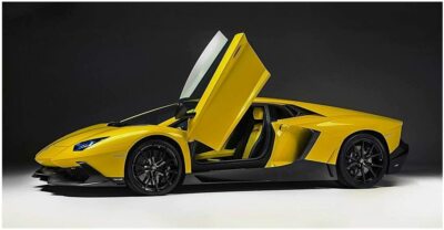 Aoshima 1/24 Model Kit Lamborghini Aventador LP720-4 50 Anivasario