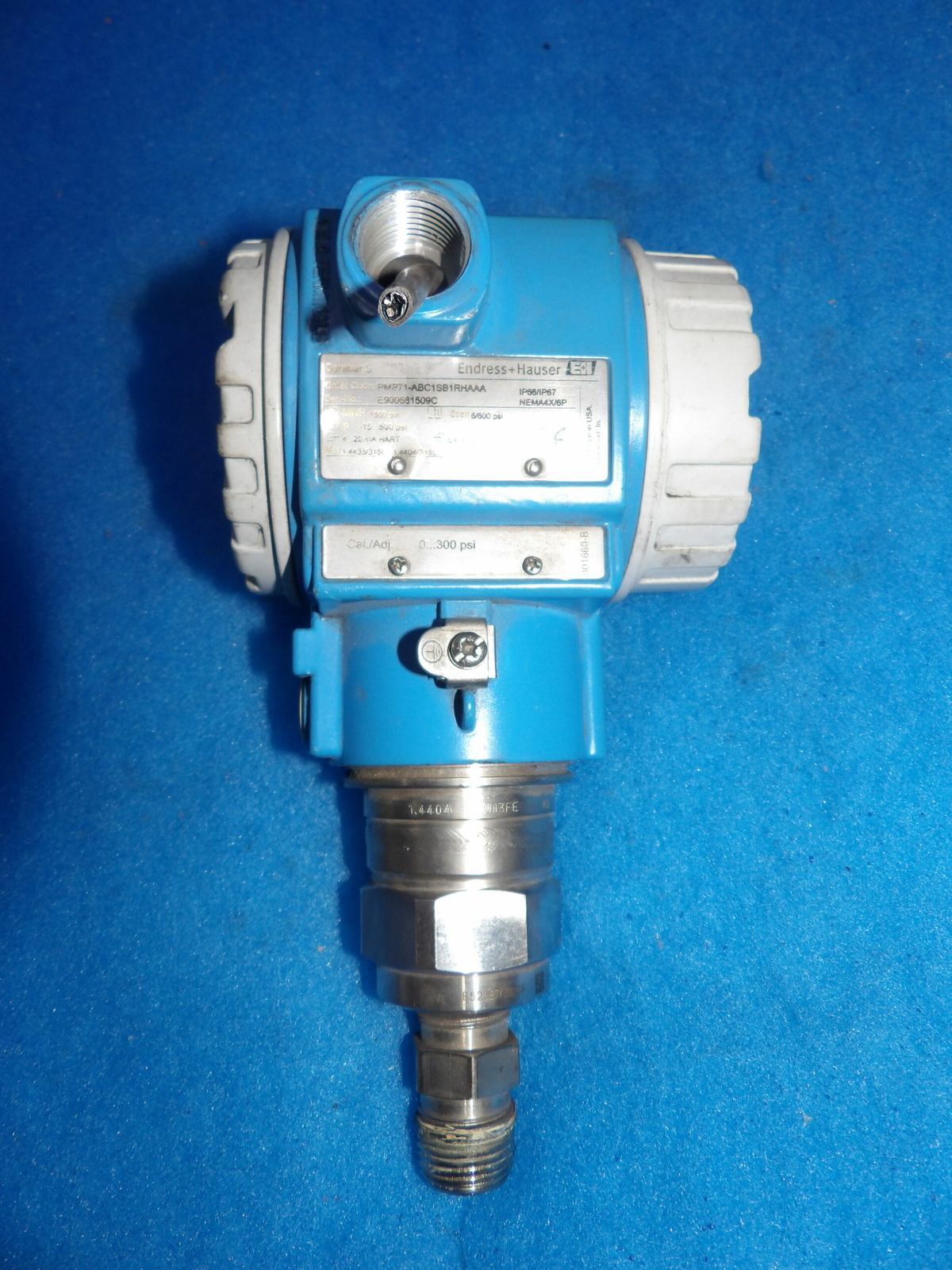 Endress Hauser PMP71ABC1SB1RHAAA 1500PSI Pressure Transmitter + 1 Year