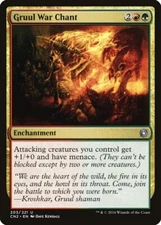 Gruul War Chant [Conspiracy: Take the Crown] Magic MTG