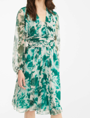 max mara silk chiffon dress 🌟 MAX MARA SILK chiffon Dress 4Usa_ 6Uk_ 34De_ 38It_ 6Fr