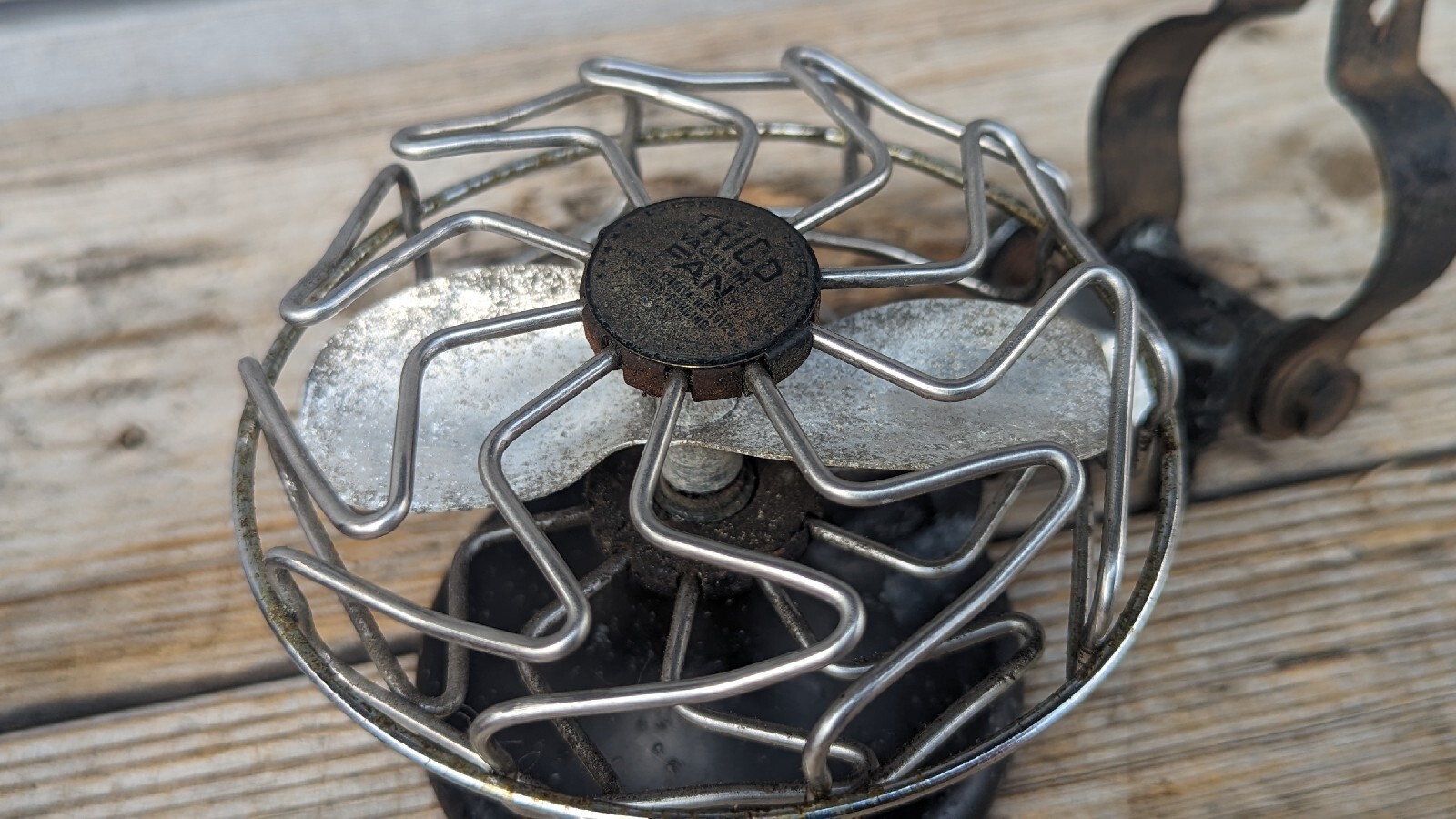 Vintage Trico Vacuum Fan USA Motor Car Accessory W/ Mount FOR PARTS