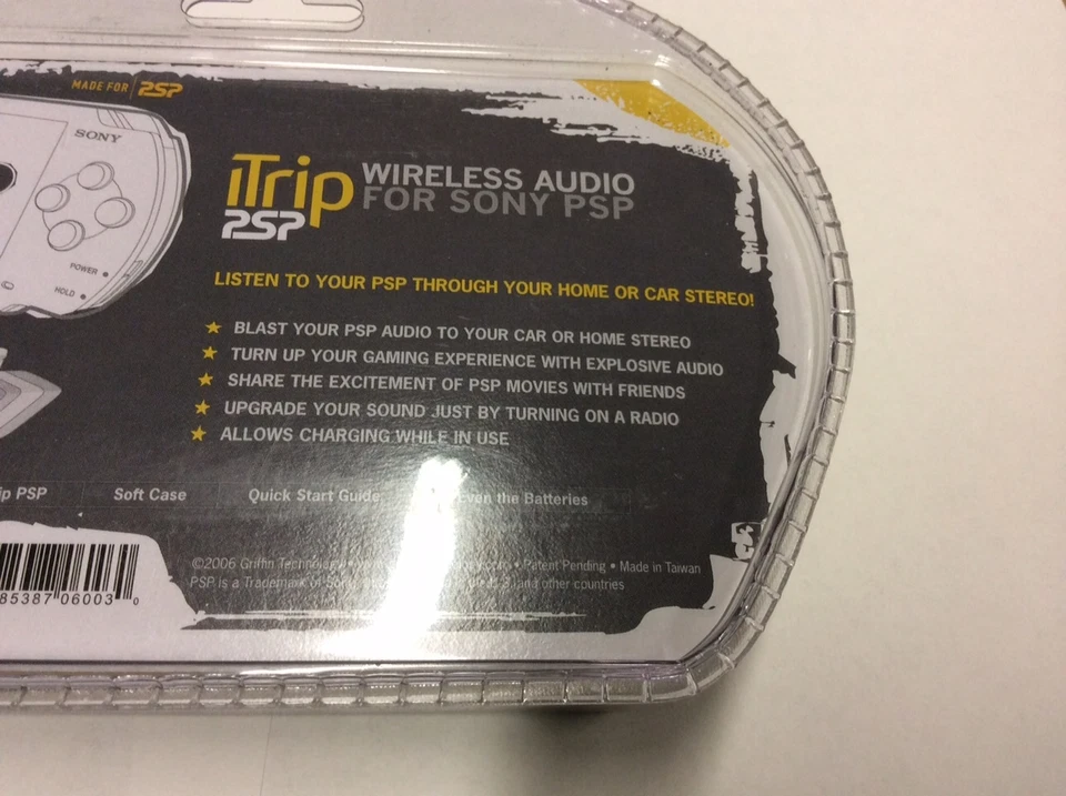 NEW Griffin iTrip PSP Wireless Audio FM Transmitter for Sony PSP - Image 4 of 4