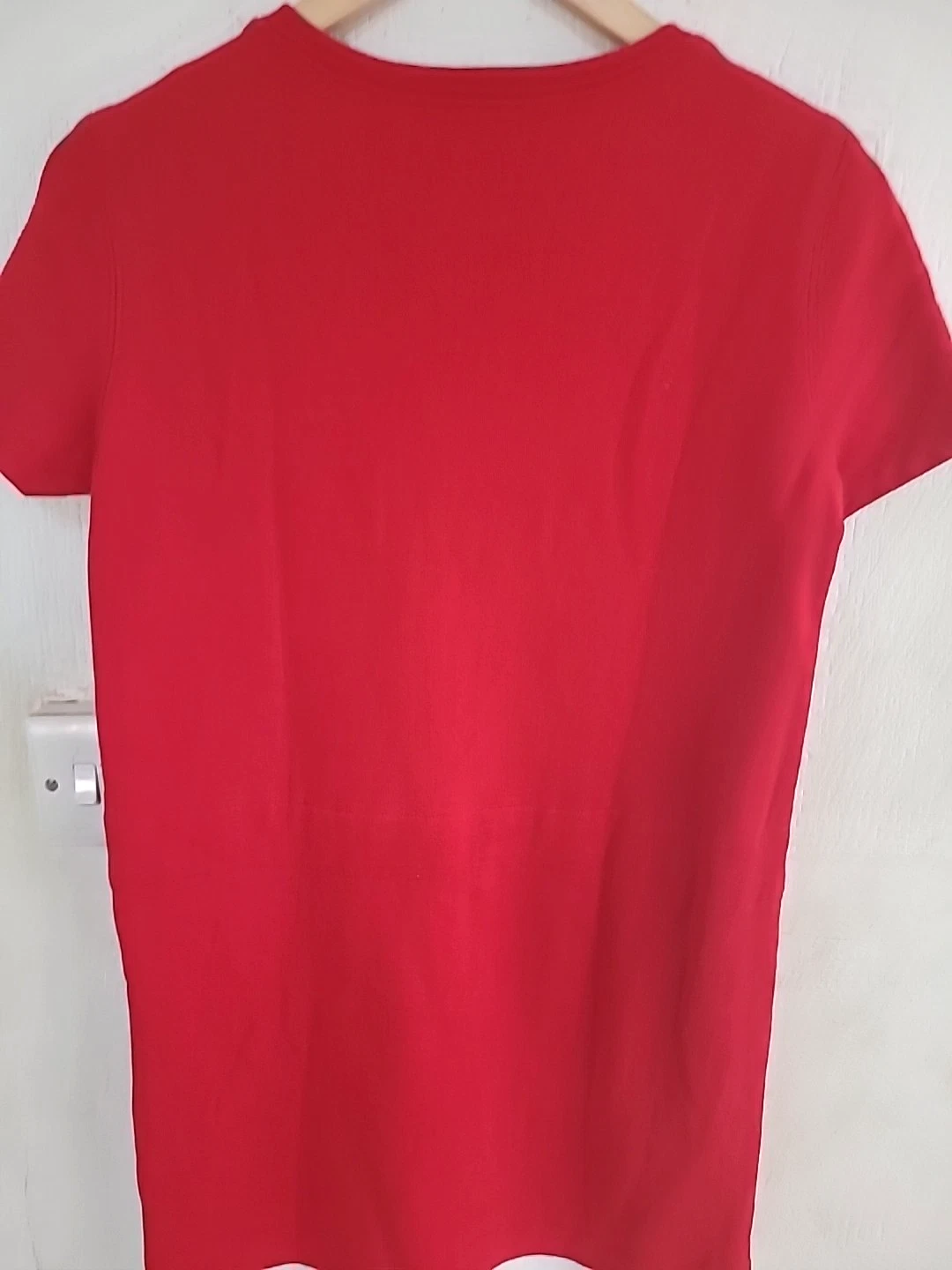 Versace Jeans abito donna cotone rosso bianco taglia S