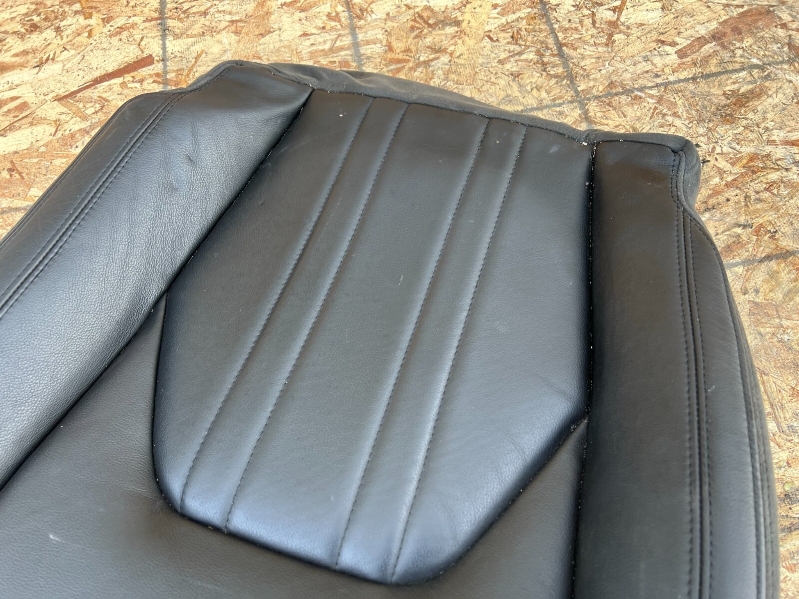 FRONT RIGHT LOWER LEATHER SEAT CUSHION BLACK OEM 44K 14-19 MASERATI GHIBLI Q4