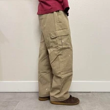 Baggy rep kap tan cargo pants