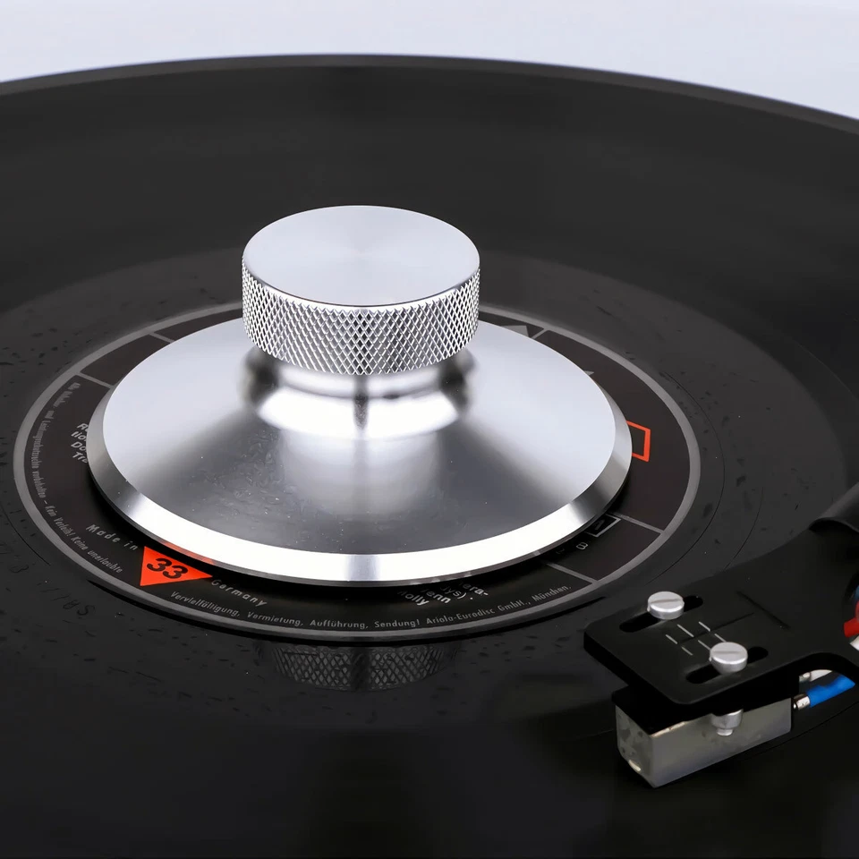 Audiophile Audio Record Morsetto Peso per Vinile,Hi-end Stabilizzatore Peso Alluminio - Immagine 3 di 4