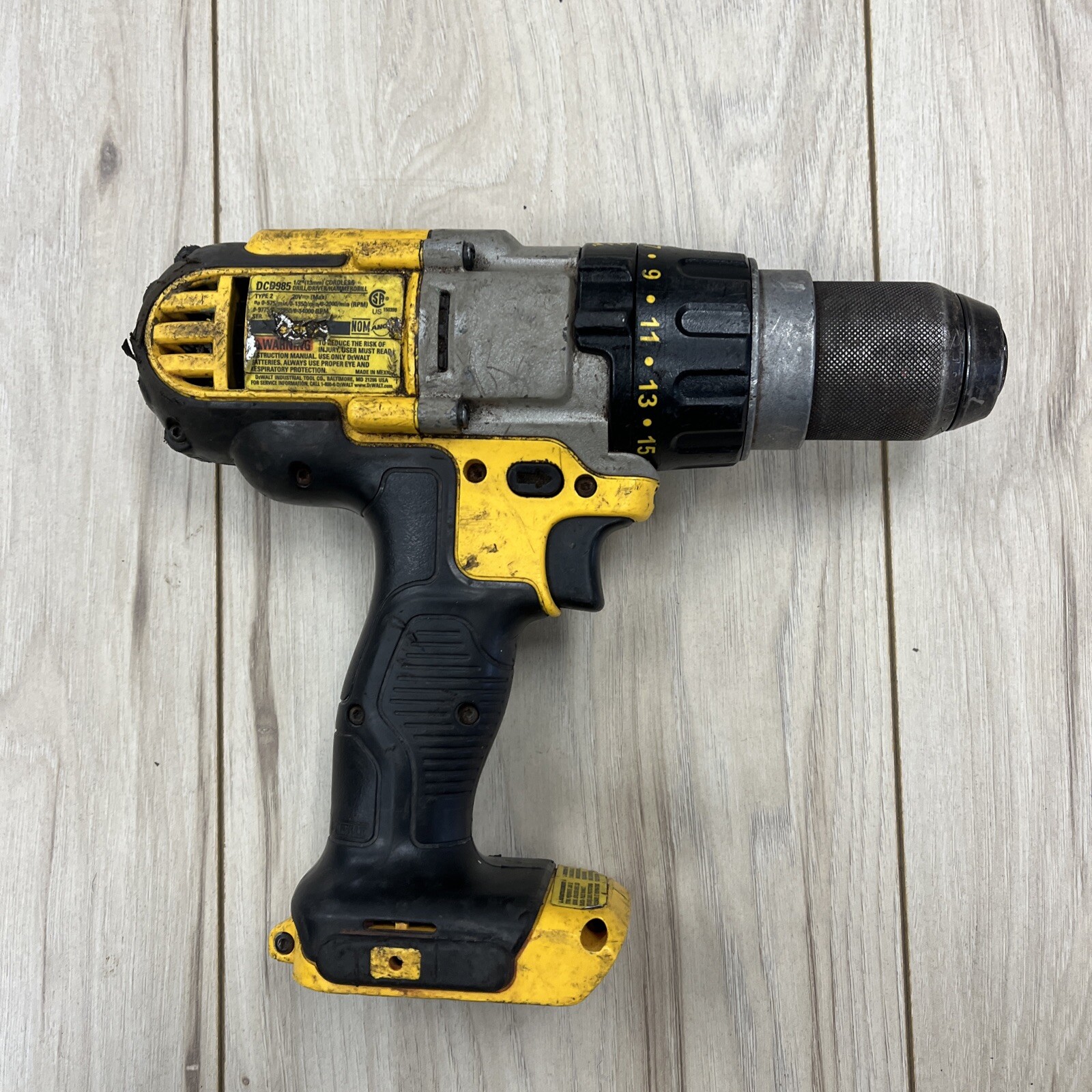 DeWalt DCD985 20V Max LiIon 1/2" Drill Driver Hammer Drill Tool Only