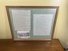 Unusual 1861 Camp Lyons Virginia Civil War Framed Poem Letter “Night On Potomac”