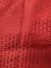 Red Tablecloth  Holiday Time  70” Oval Mainstay 100% Polyester  Machine Washable