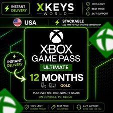 Microsoft Xbox Game Pass Ultimate 12 Month Me...