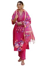 GoSriKi Women's Kurta with Pant  Dupatta